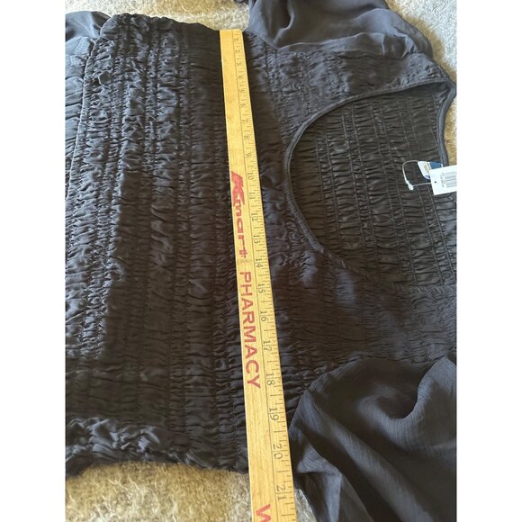 Old Navy Boho-Midi Dress XXL Smocked Bodice & Eyelet Hem Flowy Fairy Whimsigoth - Picture 10 of 13